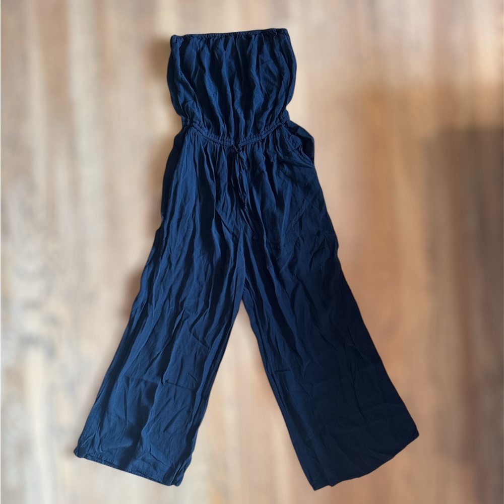 Abercrombie and fitch strapless jumpsuit size s
